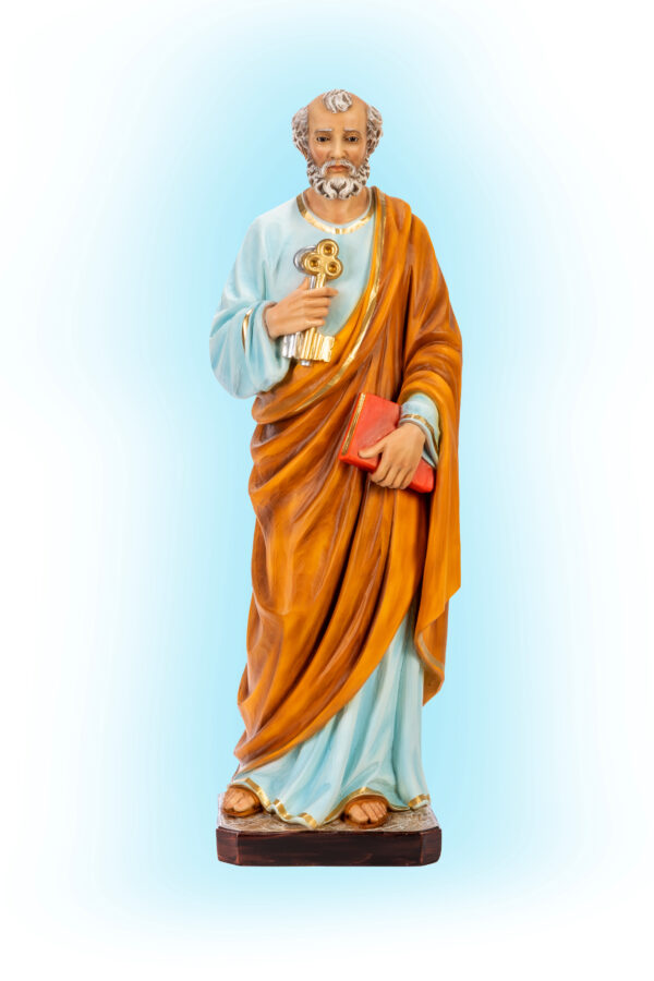 Statua San Pietro cm 80 in resina