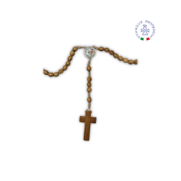 Rosario collana del Giubileo 2025 in legno - Rosary of the Jubilee 2025 - immagine 3