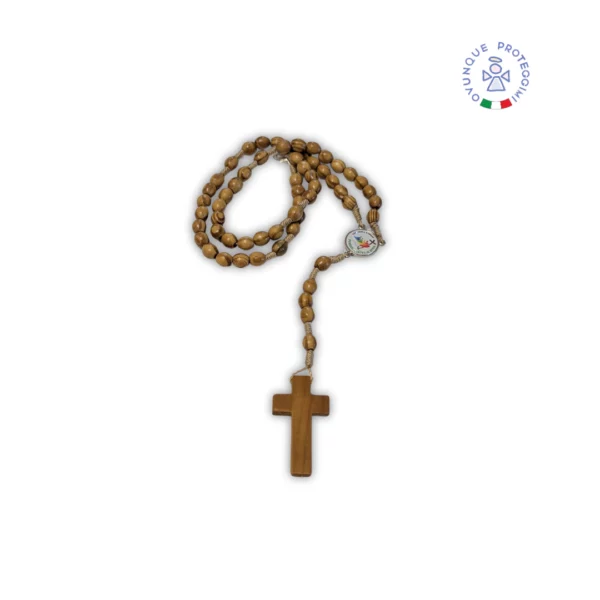 Rosario collana del Giubileo 2025 in legno - Rosary of the Jubilee 2025 - immagine 2